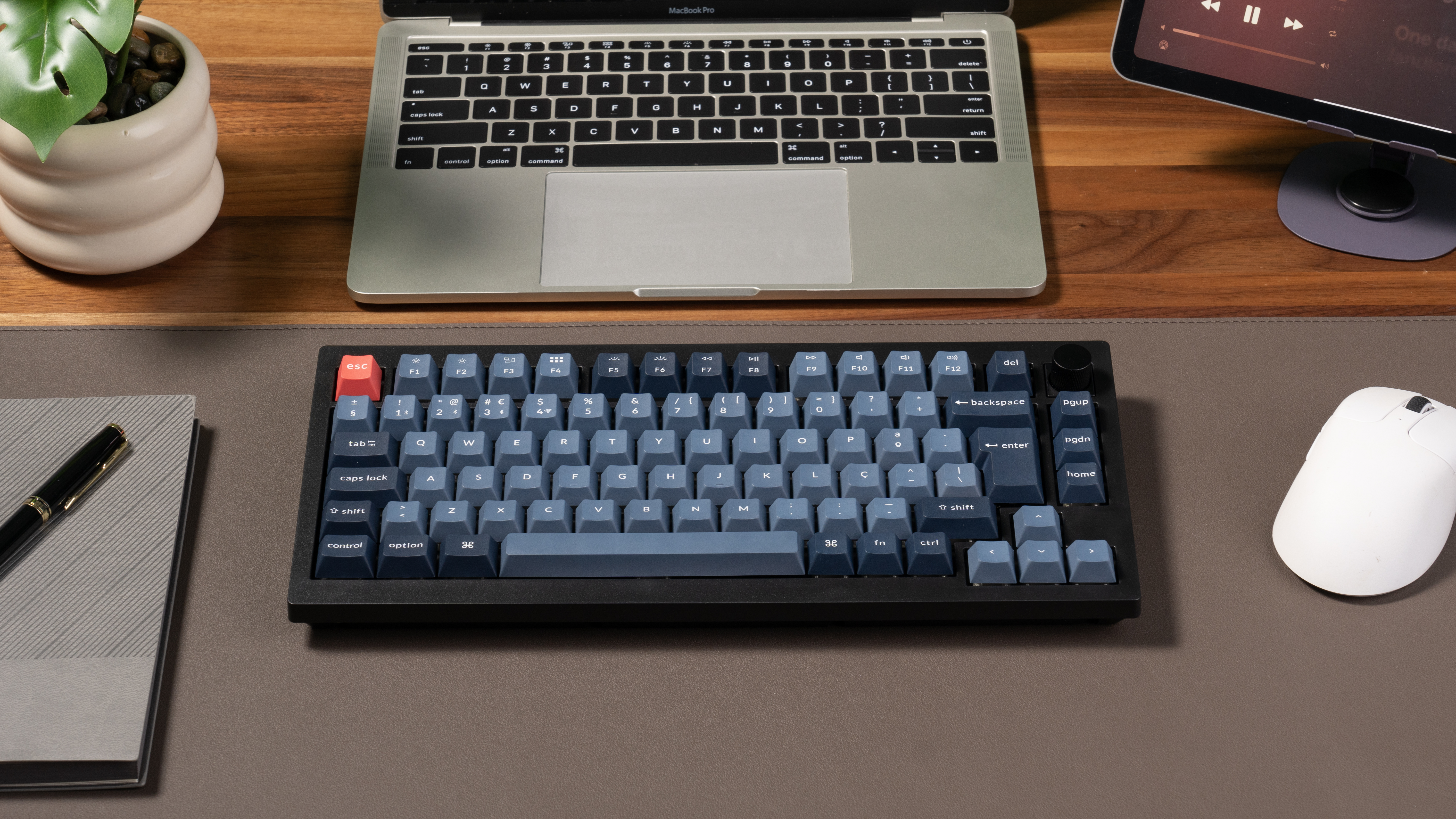 Keychron - Teclado Mecânico Keychron V1 Max 75% Wireless Gateron Jupiter Switch Red Linear