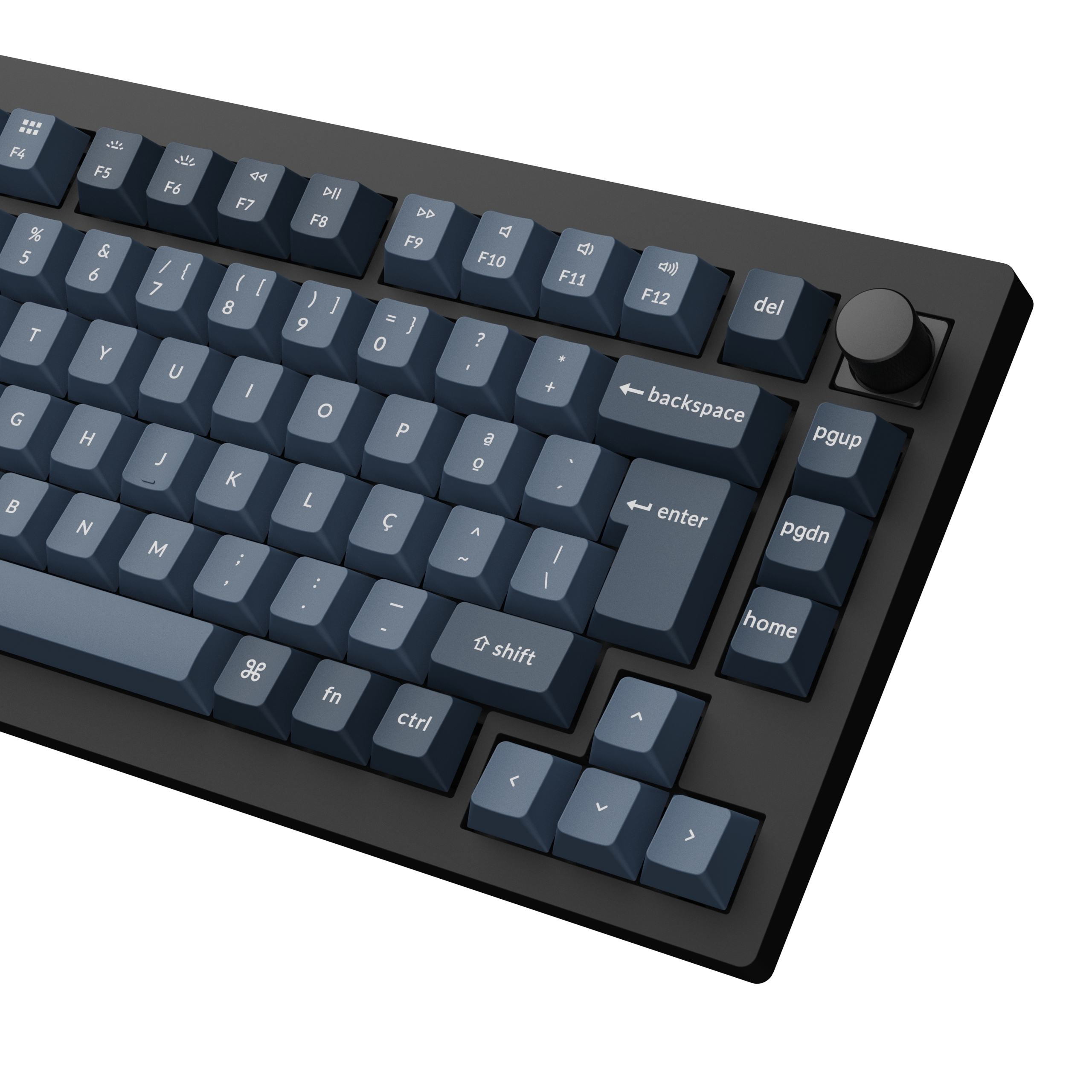 Keychron - Teclado Mecânico Keychron V1 Max 75% Wireless Gateron Jupiter Switch Red Linear
