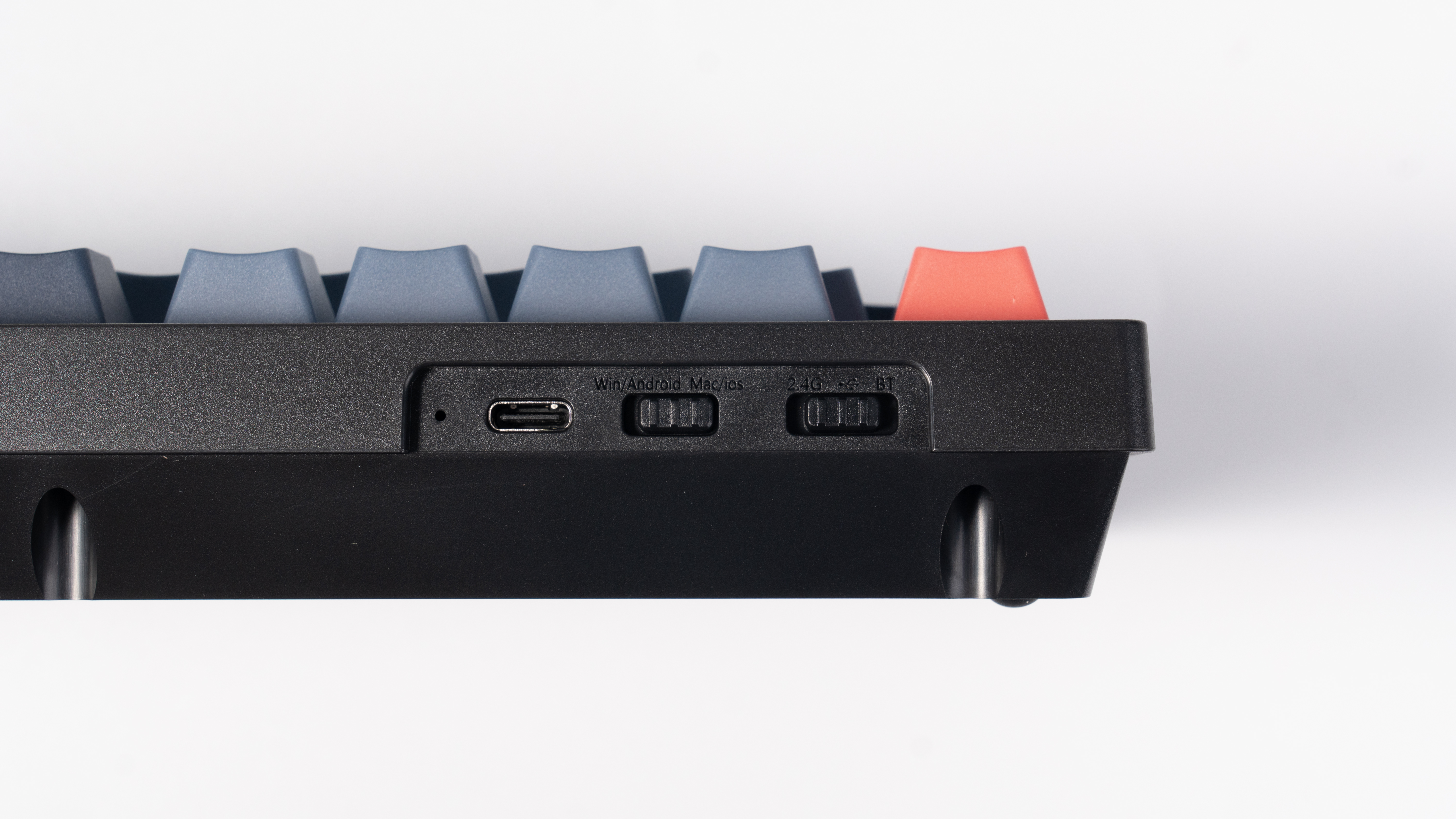 Keychron - Teclado Mecânico Keychron V1 Max 75% Wireless Gateron Jupiter Switch Red Linear