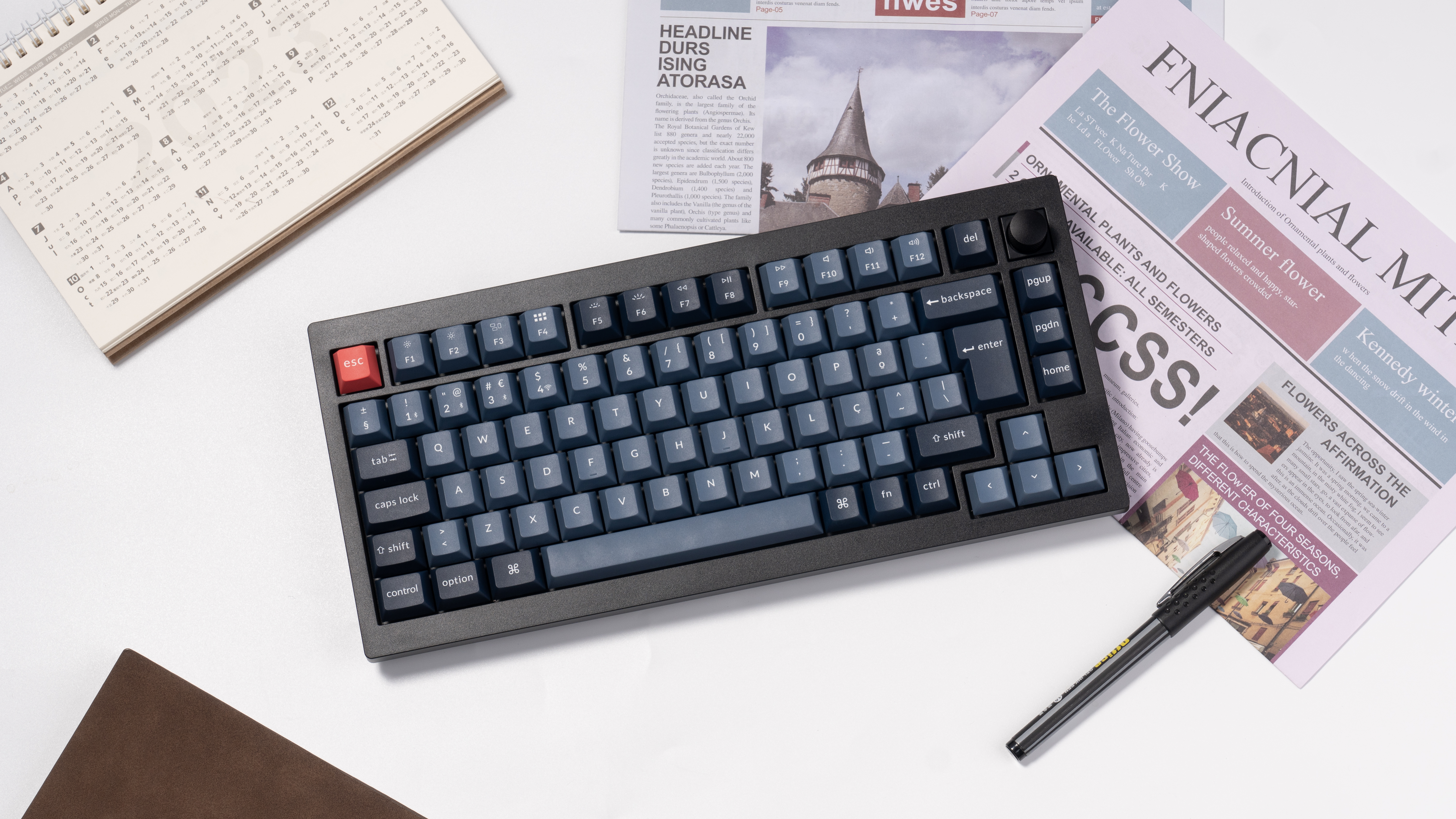 Keychron - Teclado Mecânico Keychron V1 Max 75% Wireless Gateron Jupiter Switch Red Linear