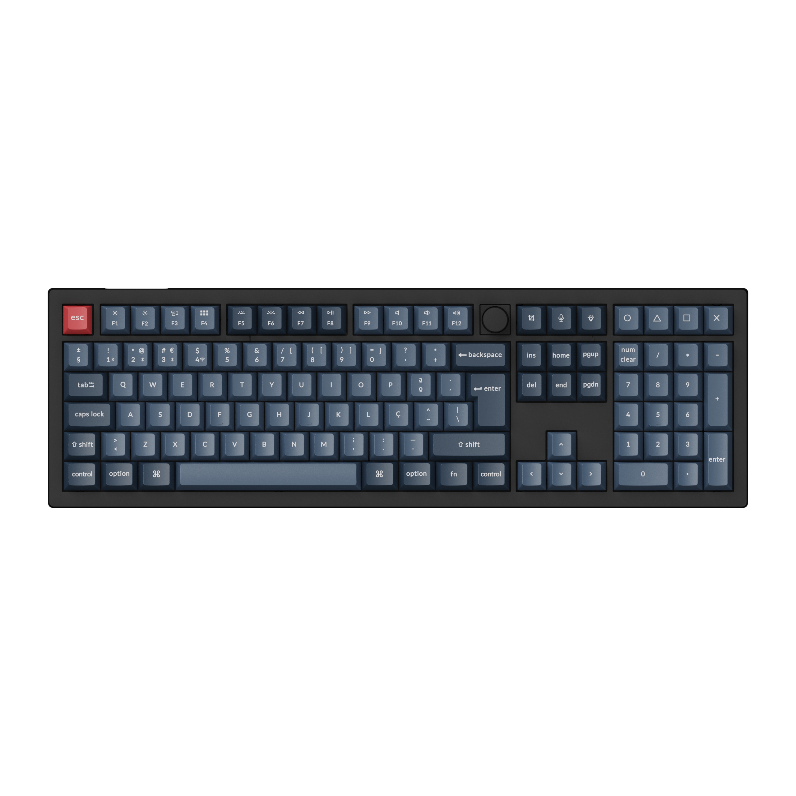 Picture of Picture of Teclado Mecânico Keychron V6 Max 100% Wireless Gateron Jupiter Switch Brown