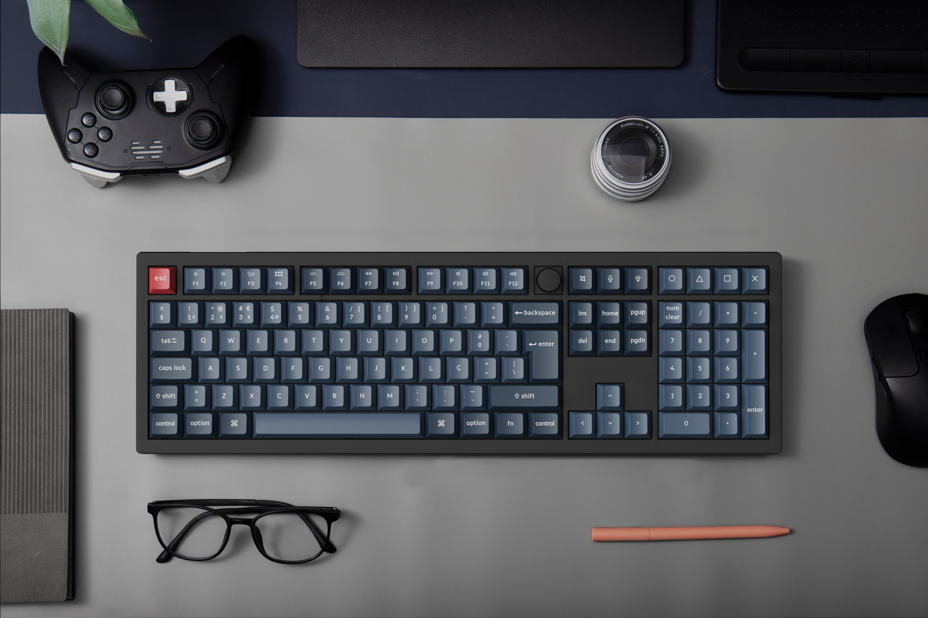 Keychron - Teclado Mecânico Keychron V6 Max 100% Wireless Gateron Jupiter Switch Brown