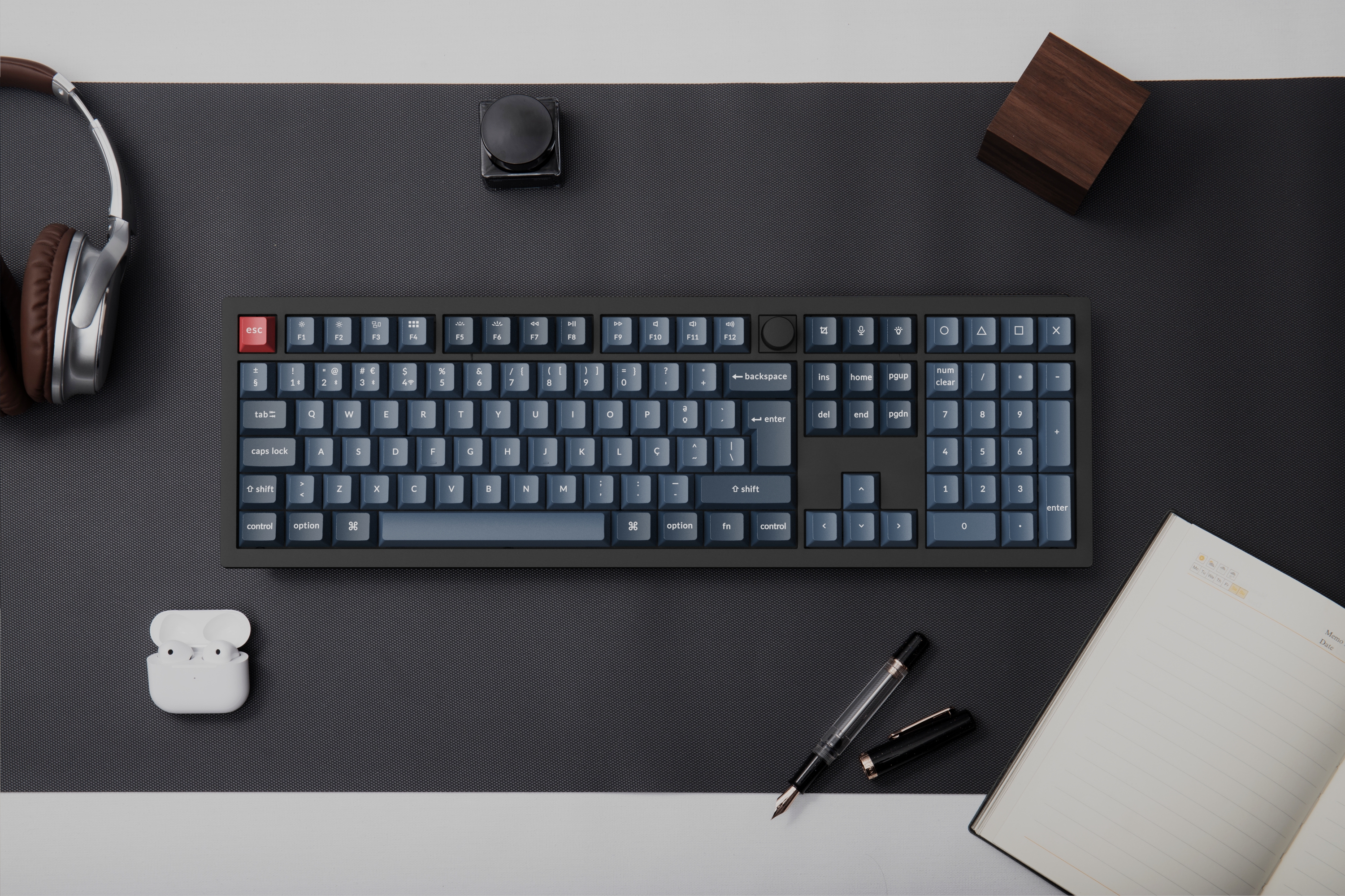 Keychron - Teclado Mecânico Keychron V6 Max 100% Wireless Gateron Jupiter Switch Brown