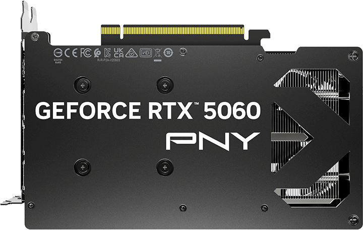 PNY - Gráfica PNY GeForce® RTX 5060 Dual Fan OC 8GB GDDR7 DLSS4
