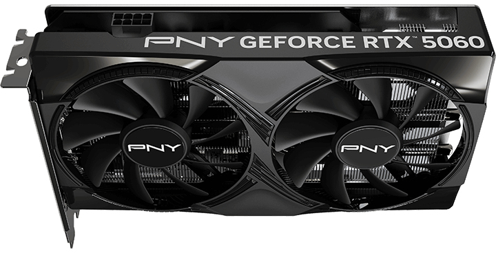 PNY - Gráfica PNY GeForce® RTX 5060 Dual Fan 8GB GDDR7 DLSS4
