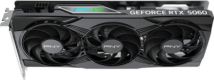 PNY - Gráfica PNY GeForce® RTX 5060 Gaming RGB Triple Fan OC 8GB GDDR7 DLSS4