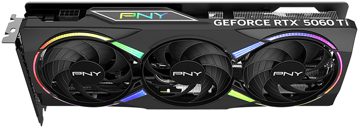 PNY - Gráfica PNY GeForce® RTX 5060 Ti Gaming RGB Triple Fan OC 8GB GDDR7 DLSS4