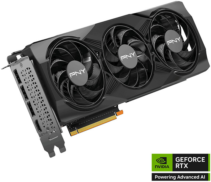 PNY - Gráfica PNY GeForce® RTX 5070 Gaming Triple Fan OC 12GB GDDR7 DLSS4