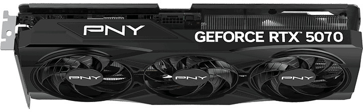 PNY - Gráfica PNY GeForce® RTX 5070 Gaming Triple Fan OC 12GB GDDR7 DLSS4