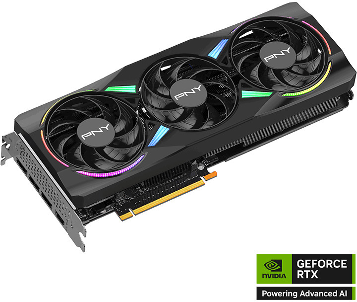 PNY - Gráfica PNY GeForce® RTX 5070 Gaming RGB Triple Fan OC 12GB GDDR7 DLSS4