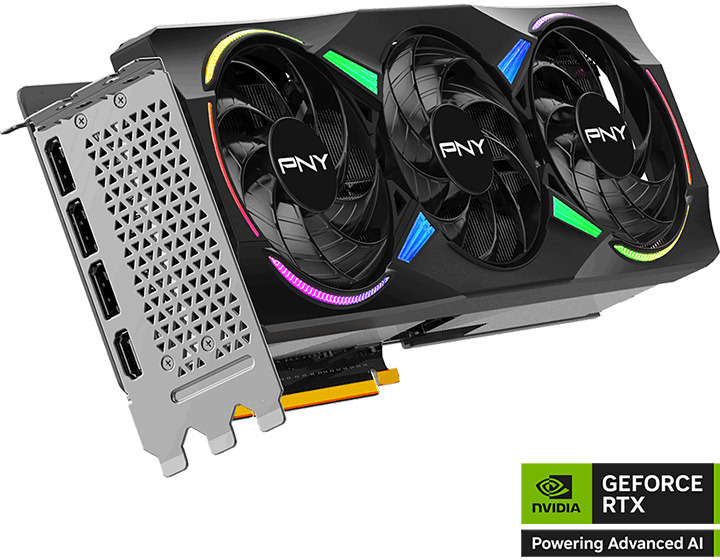 PNY - Gráfica PNY GeForce® RTX 5070 Ti Gaming RGB Triple Fan OC 16GB GDDR7 DLSS4