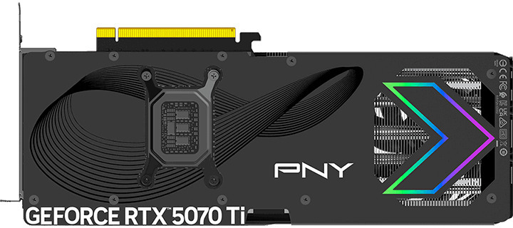 PNY - Gráfica PNY GeForce® RTX 5070 Ti Gaming RGB Triple Fan OC 16GB GDDR7 DLSS4