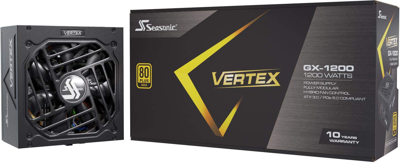 Seasonic - Fonte Modular Seasonic Vertex GX 1200W 80+ Gold
