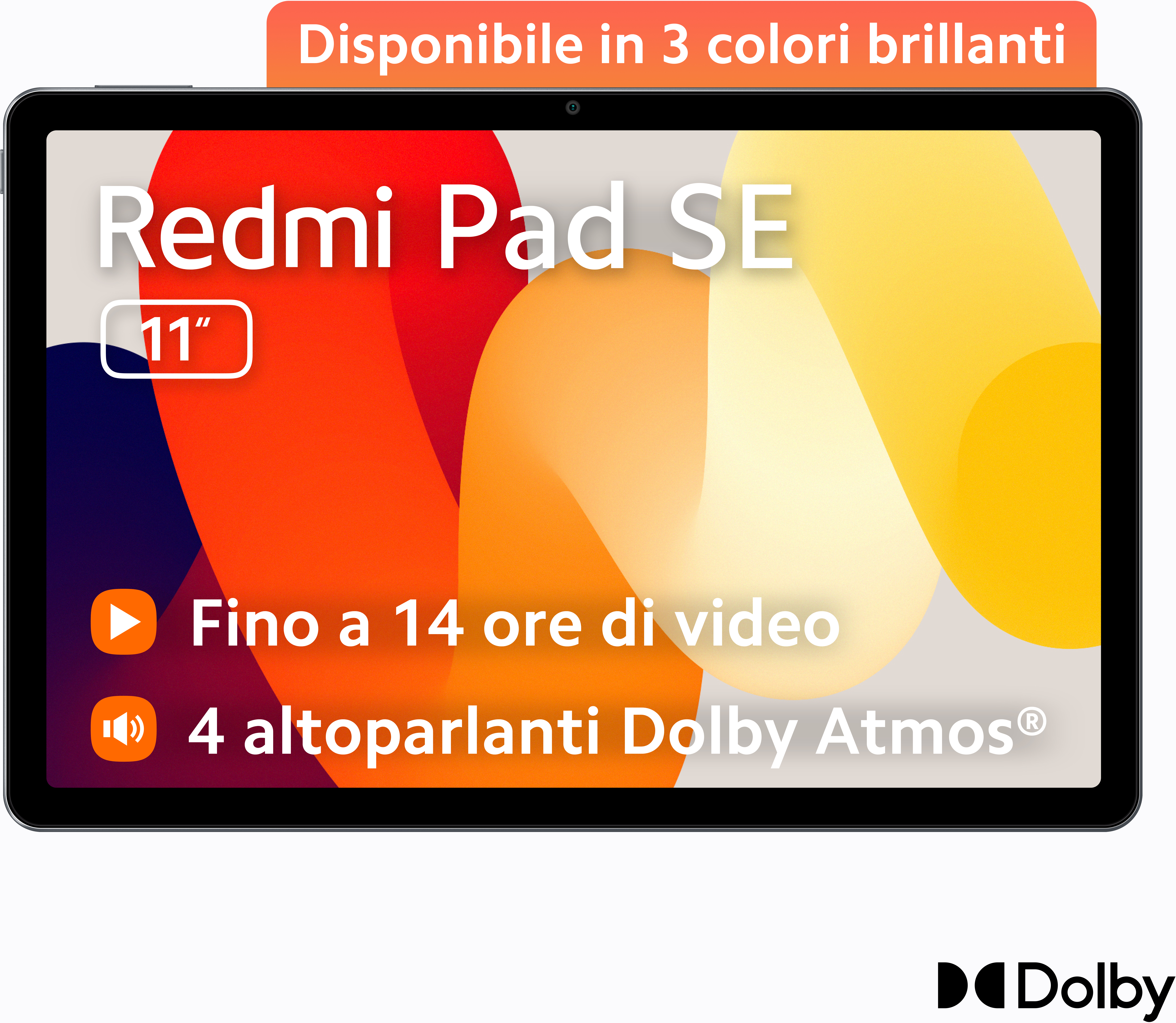 Tablet Xiaomi Redmi Pad SE 11" 4GB/128GB Wi-Fi Lavender Purple