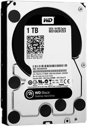Western Digital - Disco Western Digital Black 1TB 7200rpm 64MB SATA III
