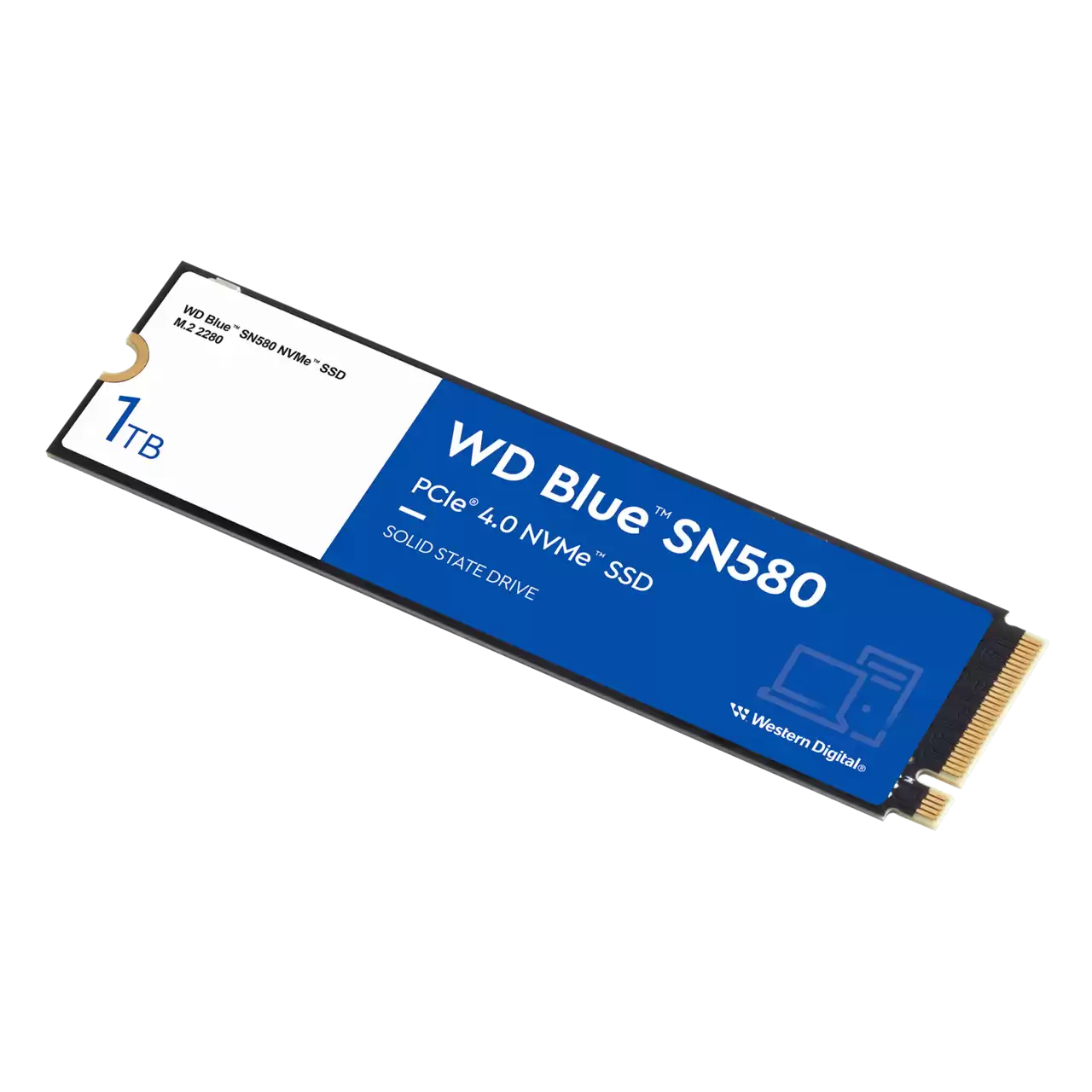 Western Digital - SSD Western Digital Blue SN580 1TB M.2 NVMe Gen 4 (4150/4150MB/s)