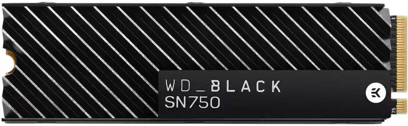Disco SSD Western Digital Black SN750 1TB Heatsink M.2 NVMe