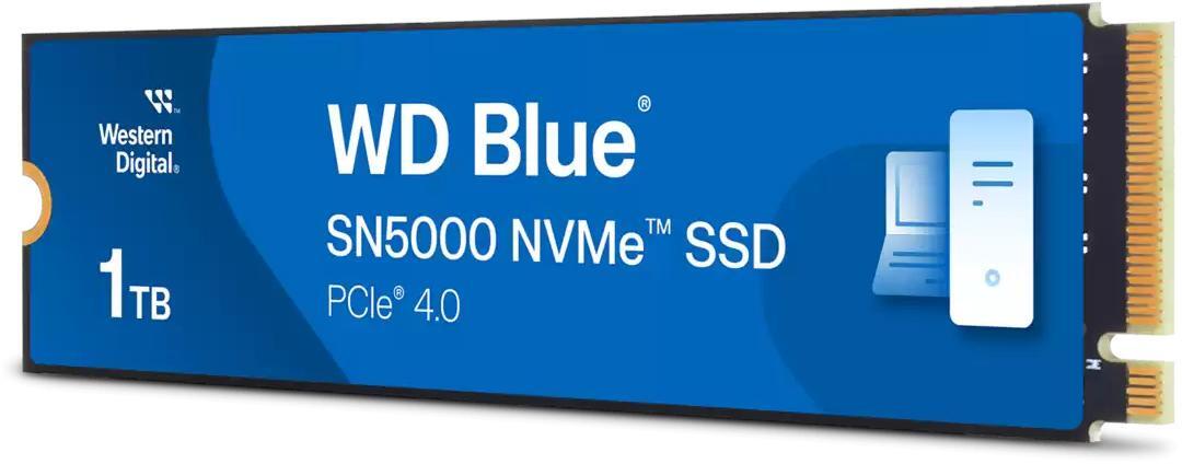 Western Digital - Disco SSD Western Digital Blue SN5000 1TB Gen4 M.2 NVMe (5150/4900MB/s)