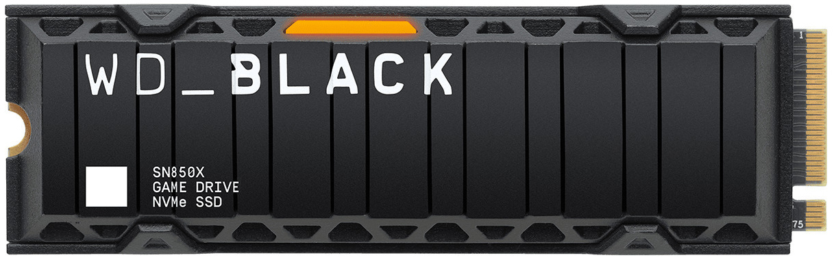 Disco SSD Western Digital Black SN850X 2TB Heatsink Gen4 M.2 NVMe