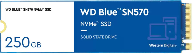 Disco SSD Western Digital Blue SN570 250GB M.2 NVMe