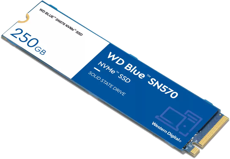 Western Digital - SSD Western Digital Blue SN570 250GB M.2 NVMe (3300/1200MB/s)
