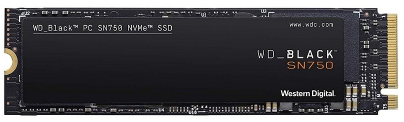 Disco SSD Western Digital Black SN750 250GB M.2 NVMe