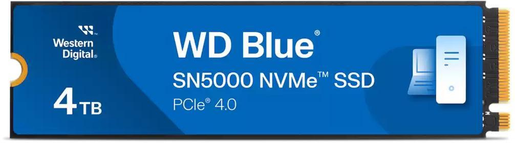 - Disco SSD Western Digital Blue SN5000 4TB Gen4 M.2 NVMe (5500/5000MB/s) Picture of - Disco SSD Western Digital Blue SN5000 4TB Gen4 M.2 NVMe (5500/5000MB/s)