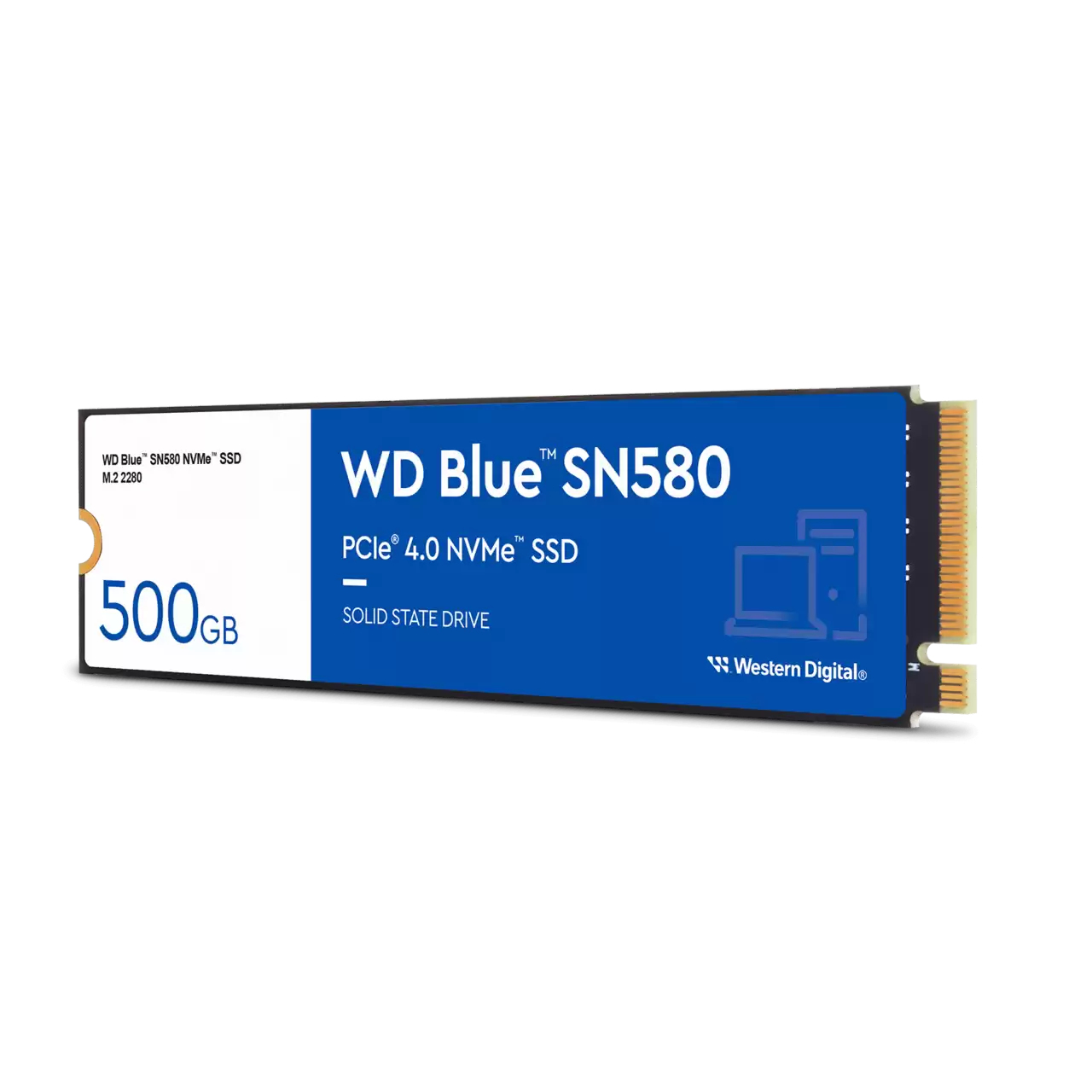 Western Digital - SSD Western Digital Blue SN580 500GB M.2 NVMe (4000/3600MB/s)