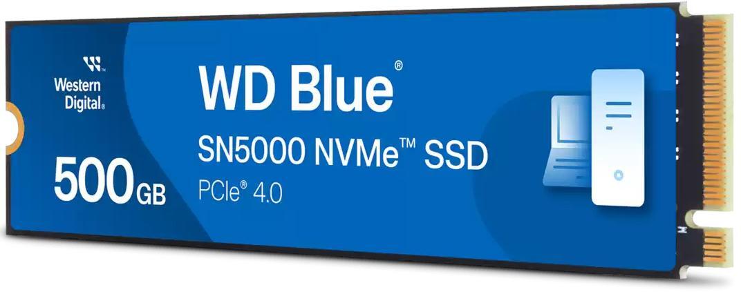 Western Digital - Disco SSD Western Digital Blue SN5000 500GB Gen4 M.2 NVMe (5000/4000MB/s)