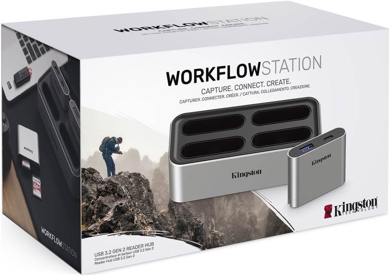 Kingston - Dock de Leitor de Cartões Kingston Workflow Station USB3.2 Gen2
