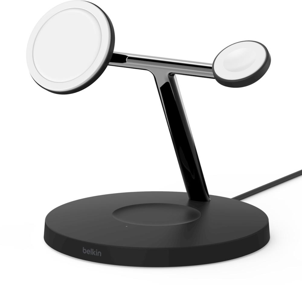 Belkin - Base de Carregamento Belkin 3-in-1 Boost Charge Pro com MagSafe 15W Preto
