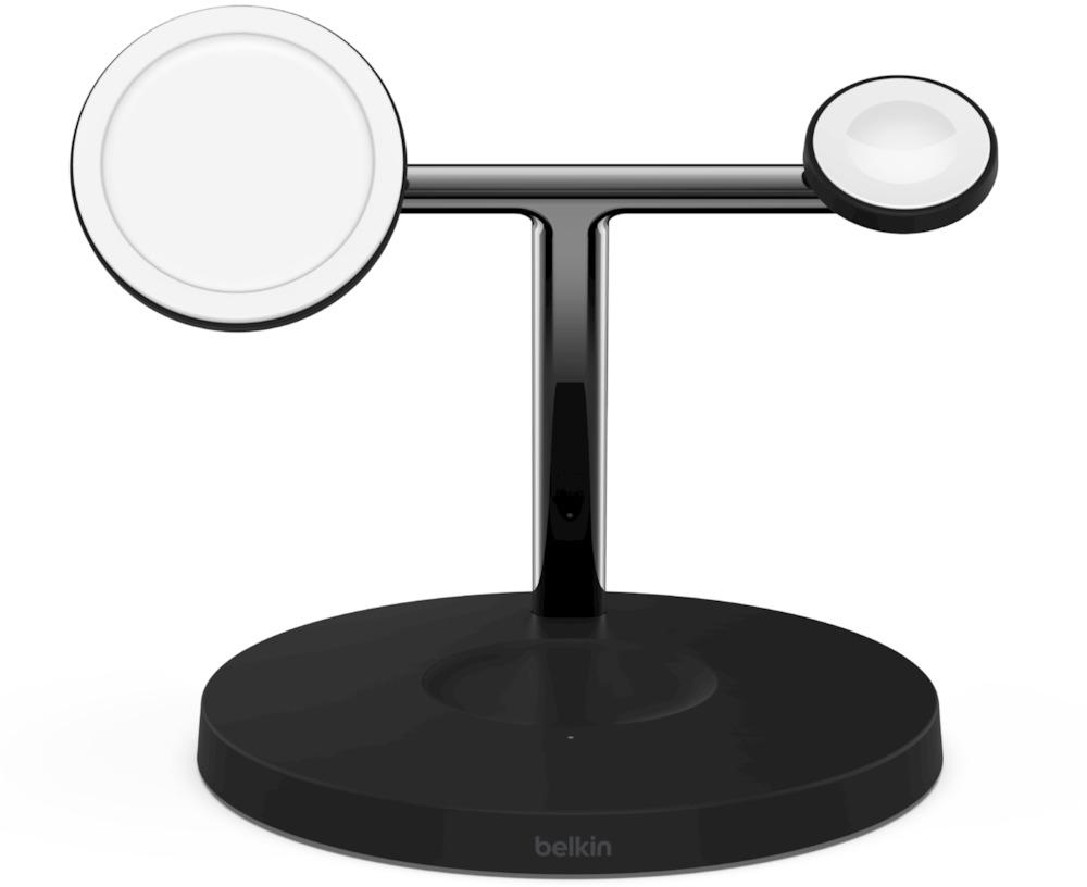 Belkin - Base de Carregamento Belkin 3-in-1 Boost Charge Pro com MagSafe 15W Preto