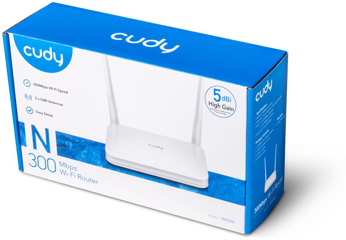 Cudy - Router Cudy WR300 N300 Wi-Fi 10/100Mbps