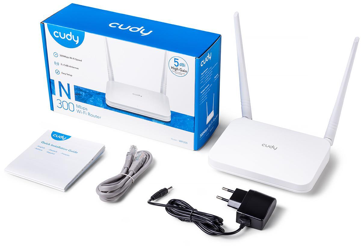 Cudy - Router Cudy WR300 N300 Wi-Fi 10/100Mbps