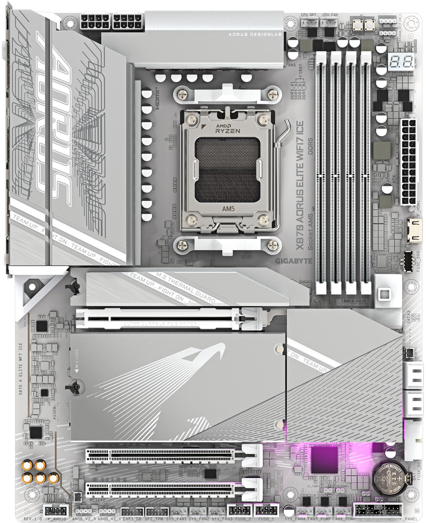 Gigabyte - Motherboard Gigabyte X870 Aorus Elite ICE WiFi7