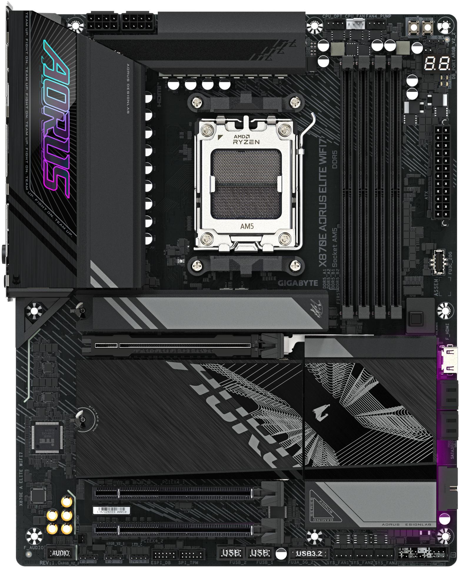 Gigabyte - Motherboard Gigabyte X870E Aorus Elite WiFi7