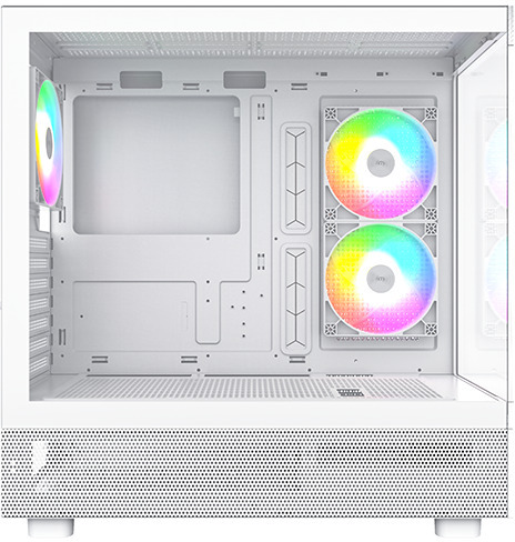 Montech - Caixa ATX Montech XR RGB Vidro Temperado Branco