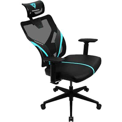Cadeira Gaming Ergonomica ThunderX3 YAMA 1 - Preto/Turquesa