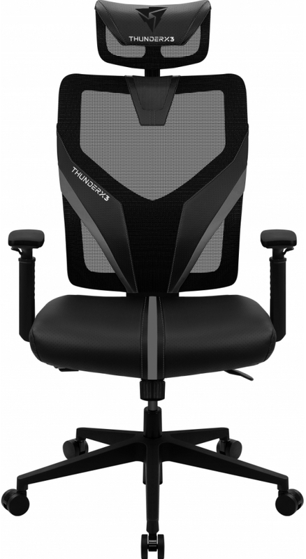 Cadeira Gaming Ergonomica ThunderX3 YAMA 1 - Preto/Preto