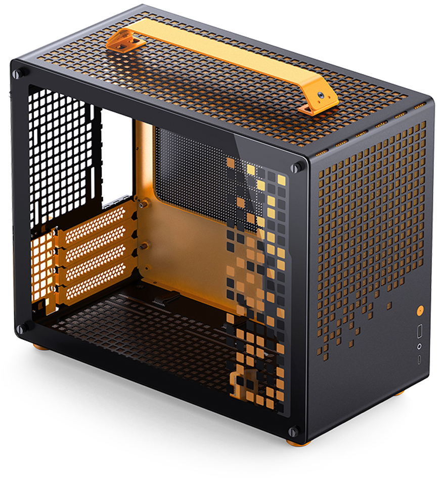 Jonsbo - Caixa Micro-ATX Jonsbo Z20 Preto/Laranja