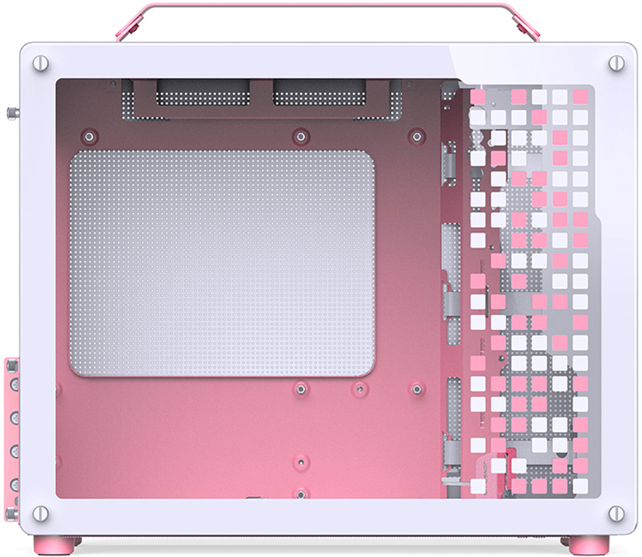 Jonsbo - Caixa Micro-ATX Jonsbo Z20 Branco/Rosa