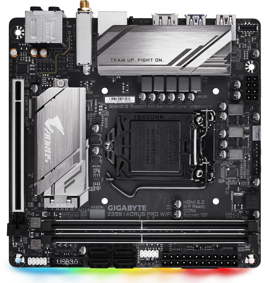 Gigabyte - Motherboard Gigabyte Z390 I Aorus Pro WiFi
