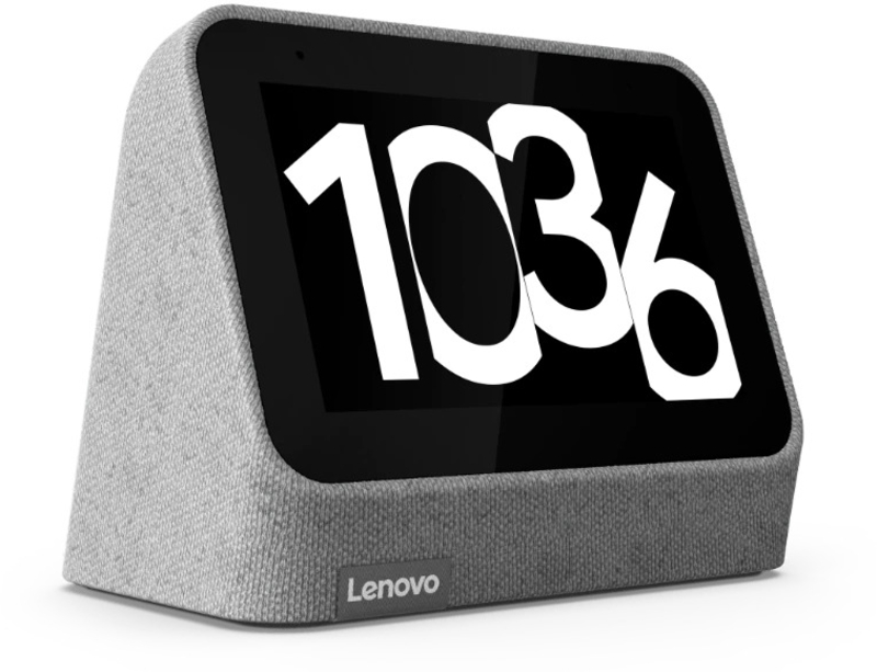 Assistente Lenovo Smart Clock 2 com Google Assistant e Carregador Wireless