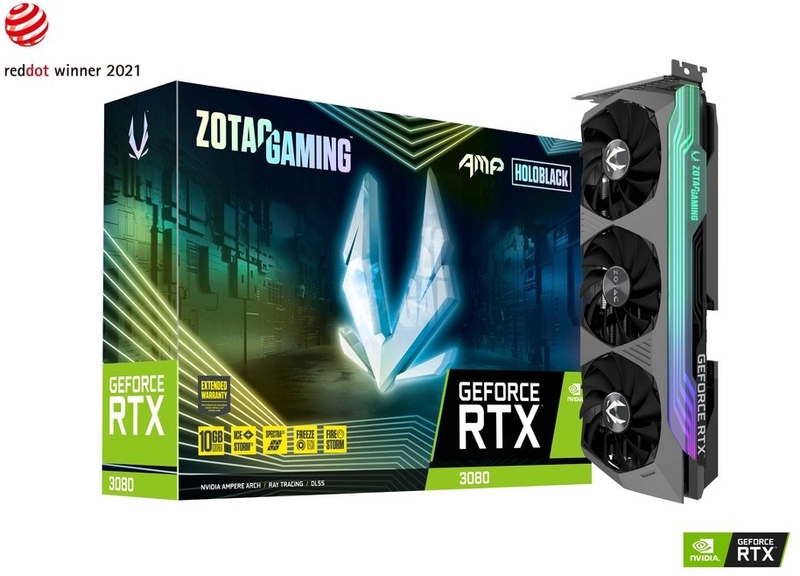 ZOTAC - GAMING GeForce RTX 3080 AMP Holo LHR NVIDIA 10 GB GDDR6X