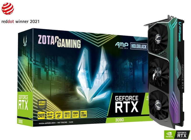 Gráfica ZOTAC GeForce® RTX 3090 AMP Core Holo 24GB GD6X