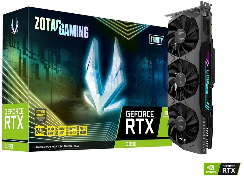 Gráfica ZOTAC GeForce® RTX 3090 Trinity 24GB GD6X