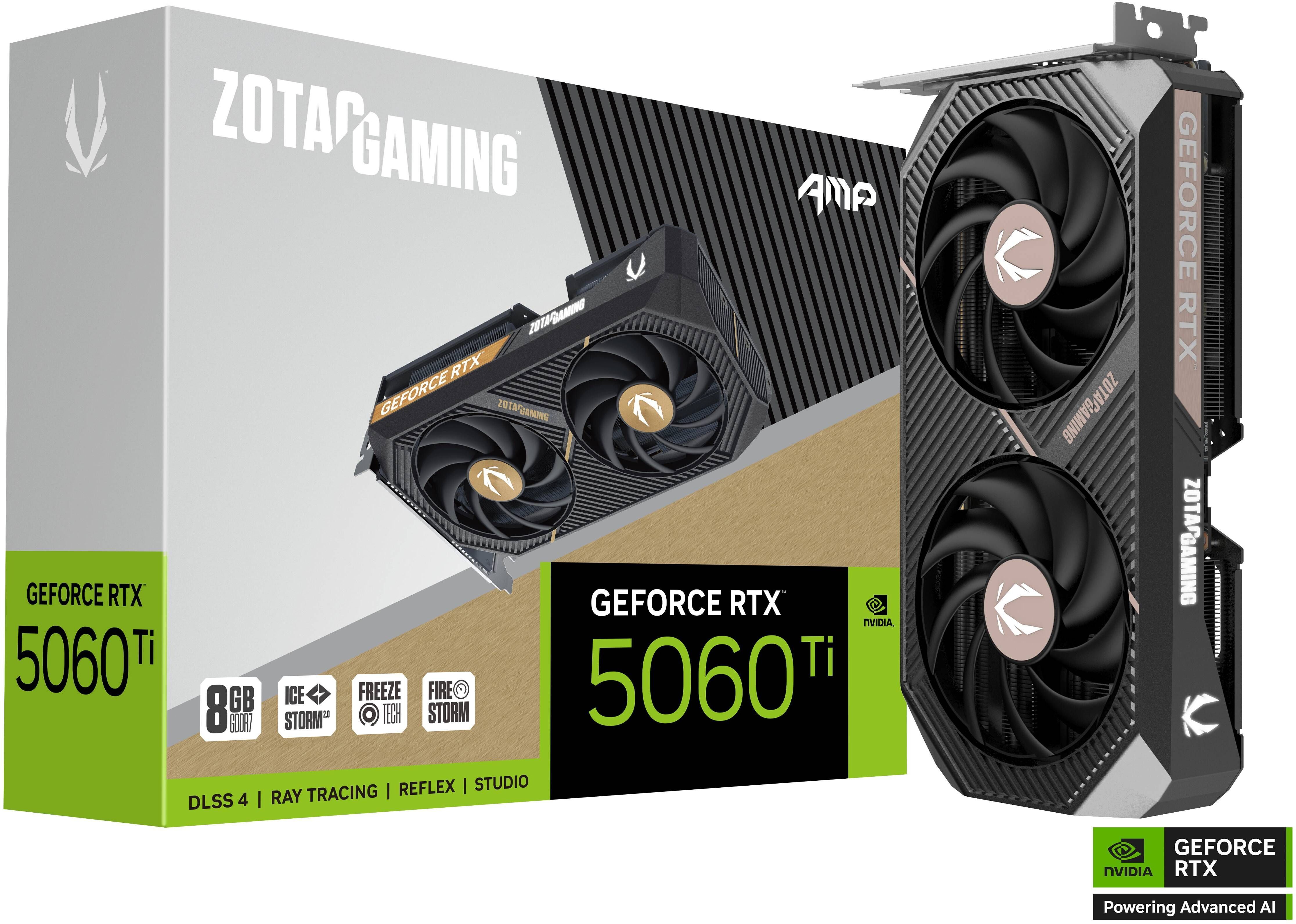 Picture of Picture of Gráfica ZOTAC GeForce® RTX 5060 Ti Amp 8GB GDDR7 DLSS4
