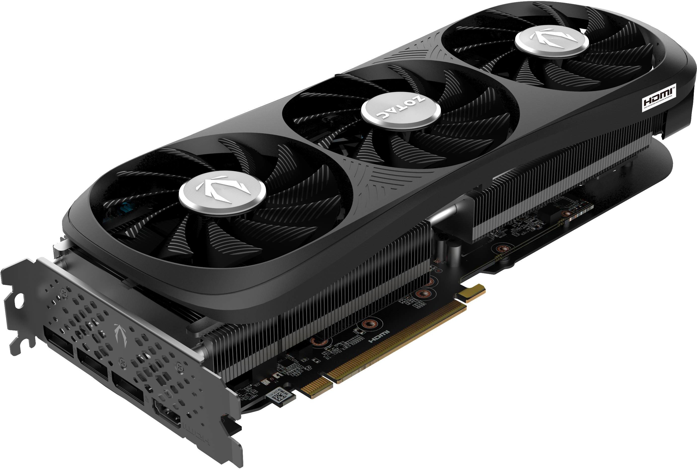 ZOTAC - Gráfica ZOTAC GeForce® RTX 4070 SUPER Trinity Black OC 12GB GDDR6X DLSS3