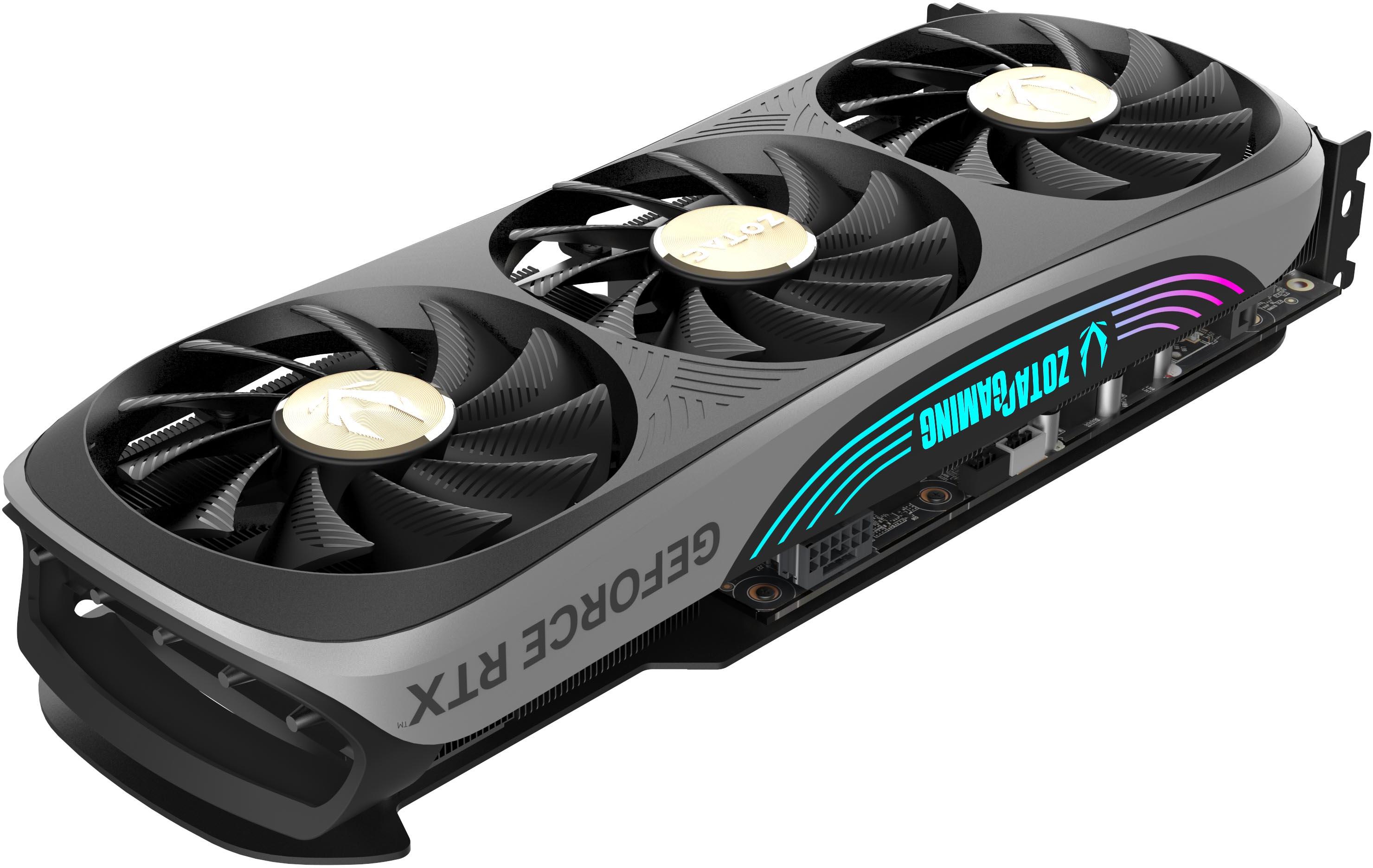 ZOTAC - Gráfica ZOTAC GeForce® RTX 4070 Ti SUPER Trinity Black OC 16GB GDDR6X DLSS3