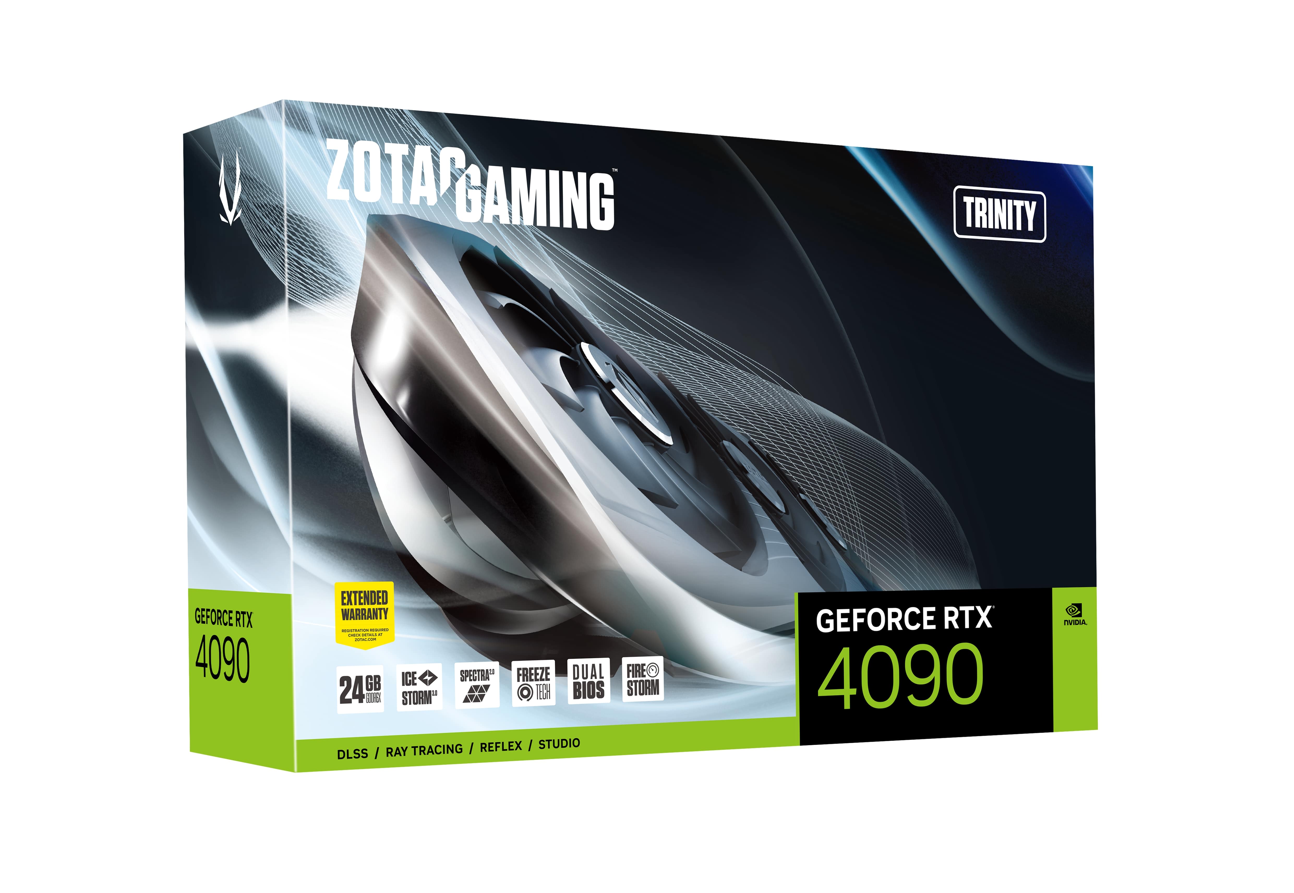 ZOTAC - Gráfica ZOTAC GeForce® RTX 4090 Trinity 24GB GDDR6X DLSS3